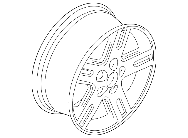 6M6Z-1007-B WHEEL, ALLOY