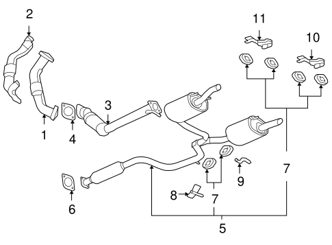 Impala EXHAUST COMPONENTS