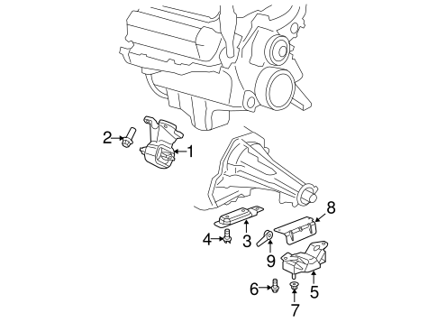 Durango ENGINE & TRANS MOUNTING 2