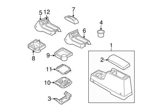 Xterra CENTER CONSOLE