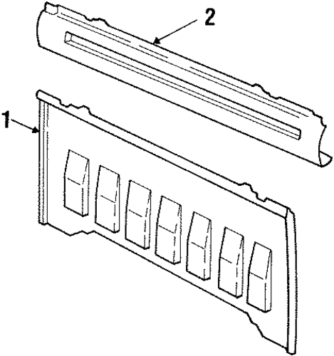 C2500 BACK PANEL