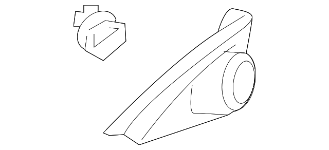 67491-12570-C0 CORNER COVER, RIGHT