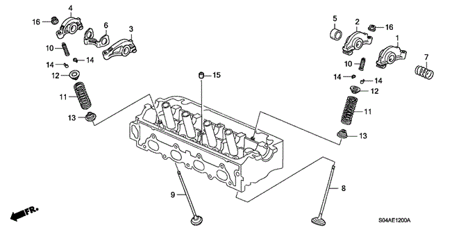 ENGINE/VALVE - ROCKER ARM (SOHC) for 2000 Honda CIVIC SEDAN #1