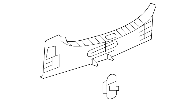 22738298 Деталь REAR PANEL TRIM