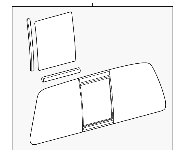 BC3Z-25422B30-B Деталь BACK GLASS