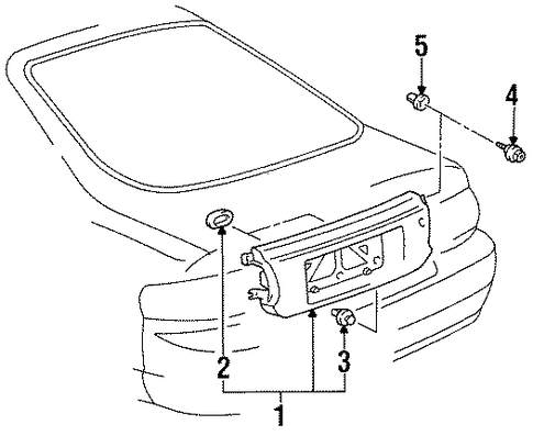 Celica EXTERIOR TRIM - REAR BODY 2