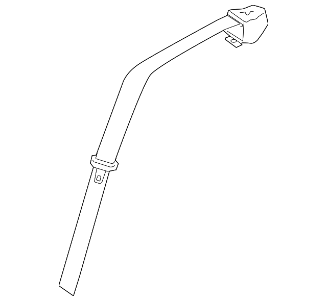 72-11-7-269-504 Деталь CENTER SEAT BELT