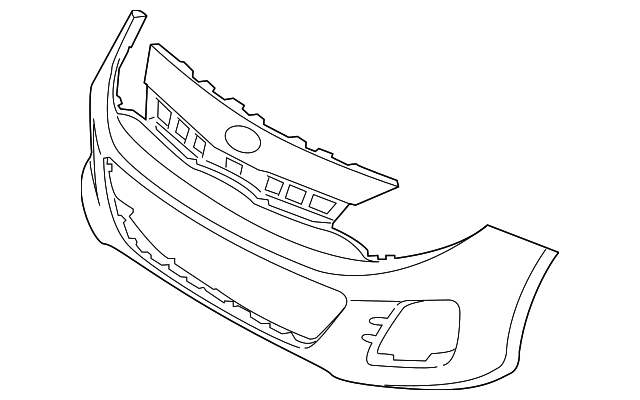 86511-1W700 Деталь BUMPER COVER