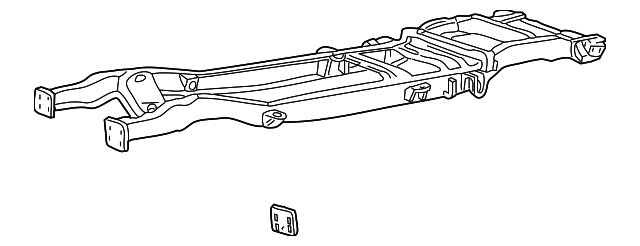 4C7Z5005AA Деталь FRAME ASSY
