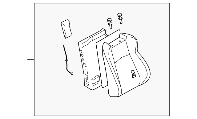 87600-CD060 Деталь SEAT BACK ASSY