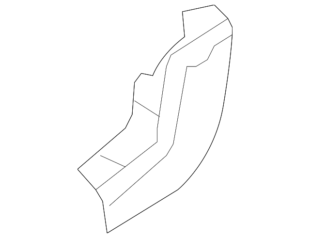 1DT381D1AA Деталь OUTER COVER, LEFT