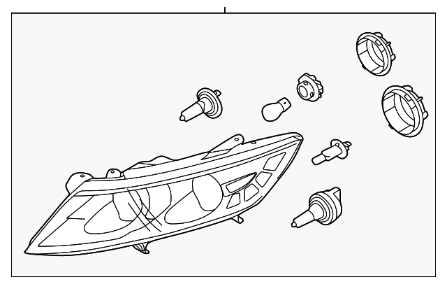 92102-4U020 Деталь HEADLAMP ASSY, RIGHT
