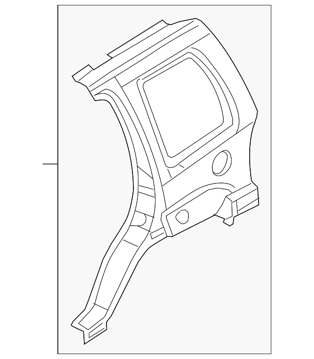 68004526AD Деталь QUARTER PNL ASSY, RIGHT