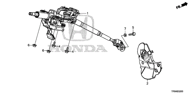 CHASSIS/STEERING COLUMN for 2012 Honda CIVIC SEDAN #1