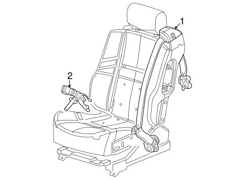 SRX FRONT SEAT BELTS