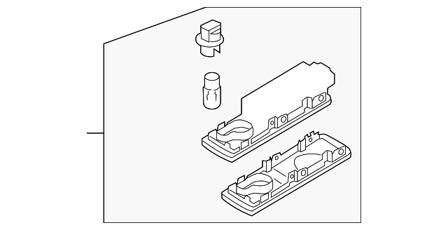 7P6-947-292-F-95T Деталь READING LMP ASSY, RIGHT