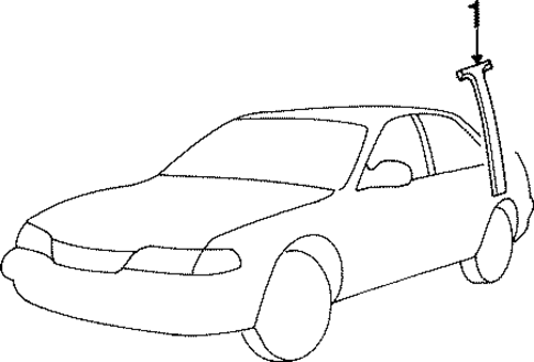 Sonata EXTERIOR TRIM - PILLARS
