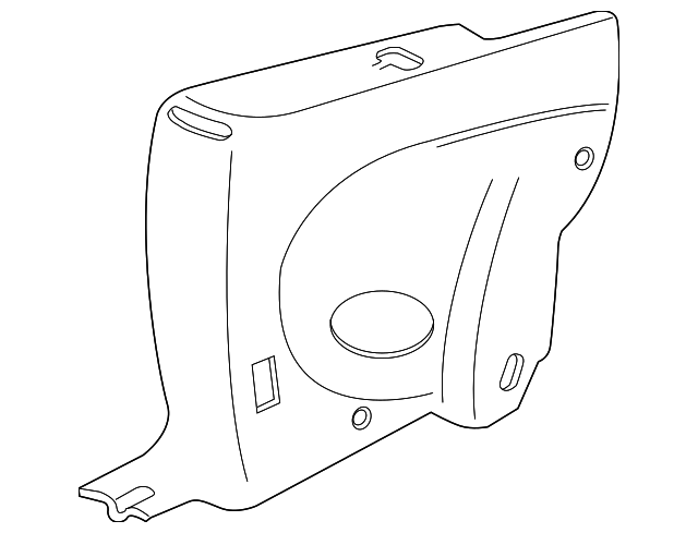 12367858 QTR TRIM PANEL, RIGHT