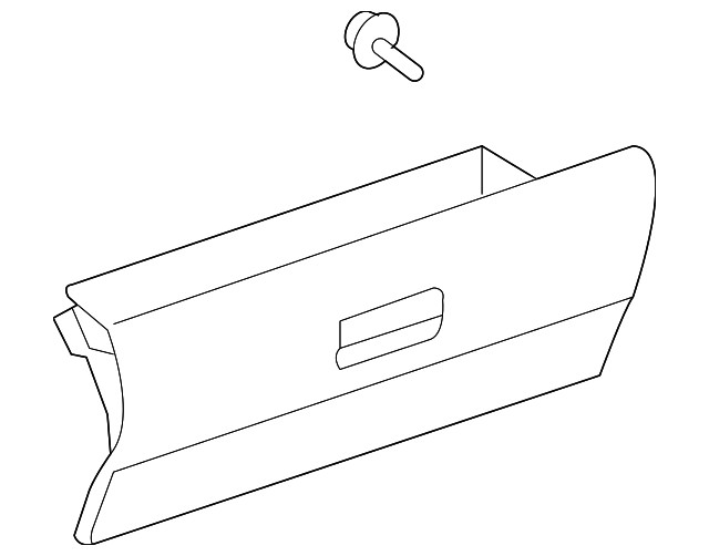 55550-12500-B0 Деталь GLOVE BOX DOOR
