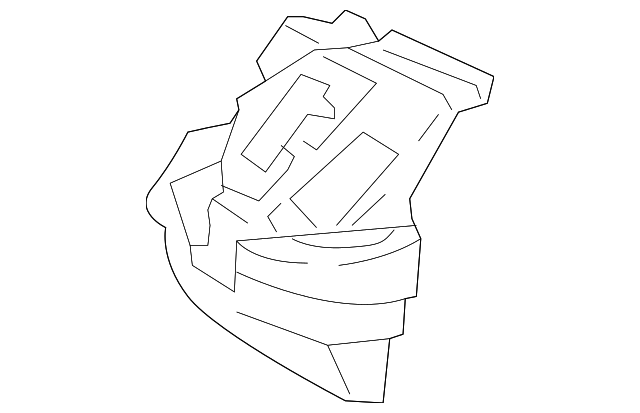 5101273AA INSULATOR, LEFT