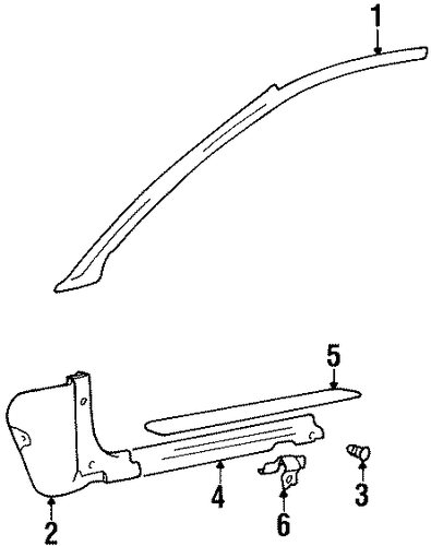 Tiburon INTERIOR TRIM - PILLARS