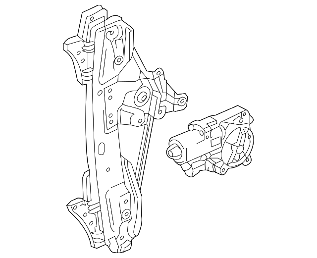 20941786 Деталь WINDOW REGULATOR