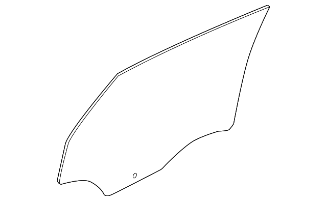 20941784 Деталь DOOR GLASS, LEFT