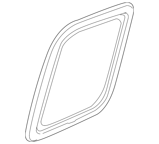 25825283 Деталь DOOR GLASS, LEFT