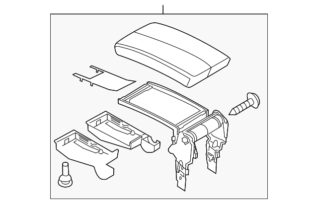 7P6-864-207-B-ML2 Деталь ARMREST ASSY