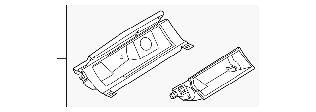 7P1-863-071-D-9B9 Деталь STORAGE COMPART