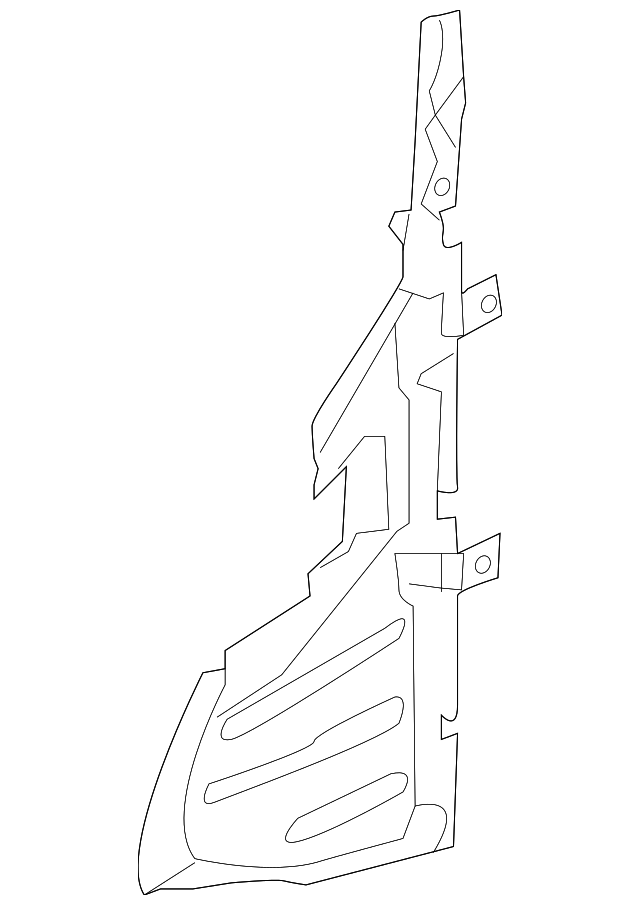 4H0-121-283-B Деталь AIR BAFFLE, LEFT