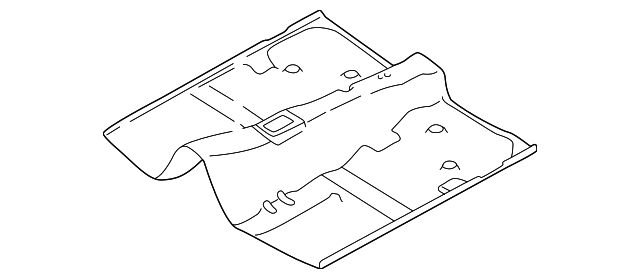 52120FE001 Деталь FRONT FLOOR PAN