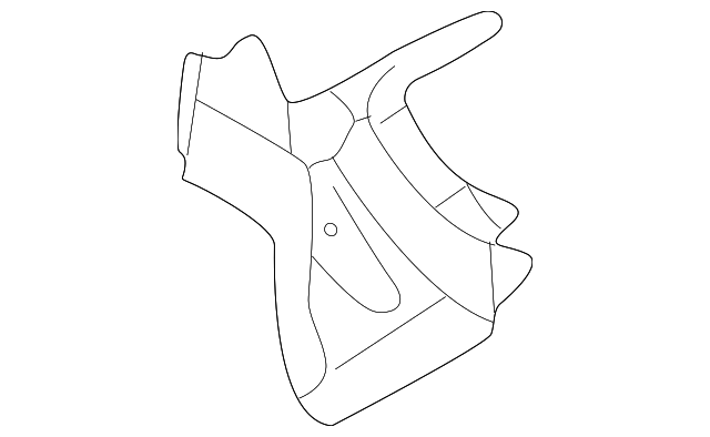 51630FE042 Деталь FRONT RAIL REINFORCEMENT, RIGHT
