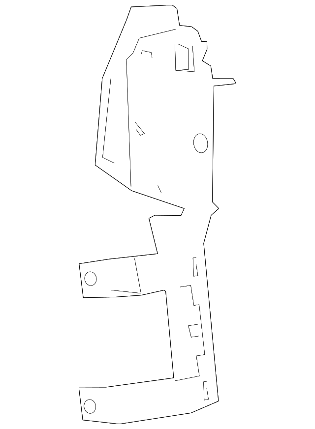 68043892AA Деталь RUN CHANNEL, RIGHT