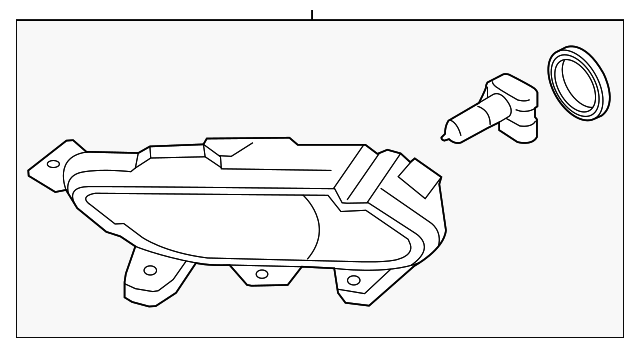 92201-3Q000 Деталь FOG LAMP ASSY, LEFT