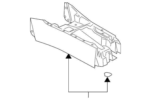 MR975111HA Деталь FRONT CONSOLE