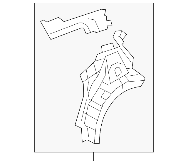 71601-2V011 Деталь INNER WHEELHOUSE, LEFT
