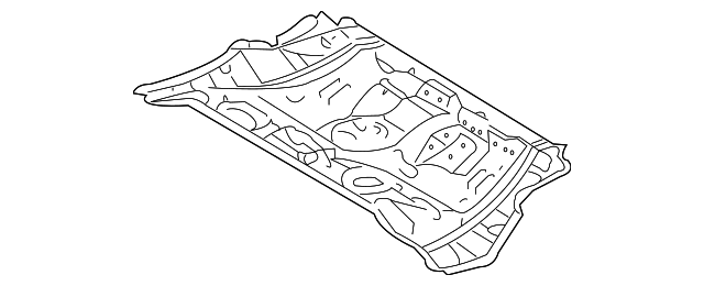 58211-01060 Деталь CENTER FLOOR PAN