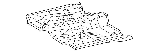 58111-12904 Деталь FRONT FLOOR PAN