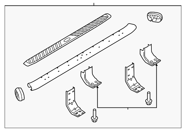 BC3Z-16450-BA Деталь STEP BAR ASSY, RIGHT