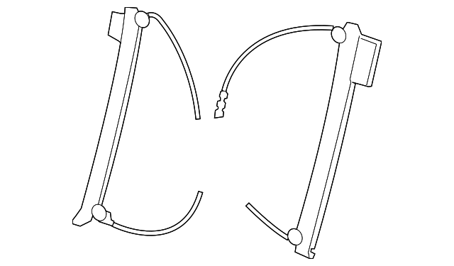 1Q0-837-461-G Деталь WINDOW REGULATOR, LEFT
