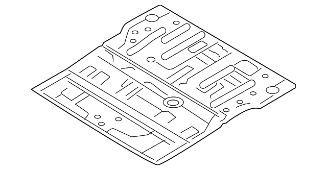 65100-4D500 Деталь FRONT FLOOR PAN