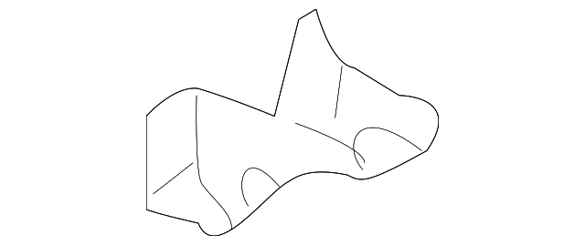 65256-2J000 Деталь BRACKET, LEFT
