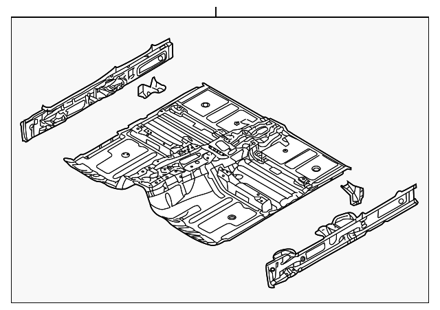 65100-2J111 Деталь CENTER FLOOR PAN