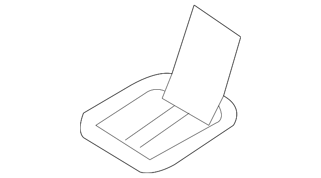 96438525 CHILD SEAT BRKT COVER