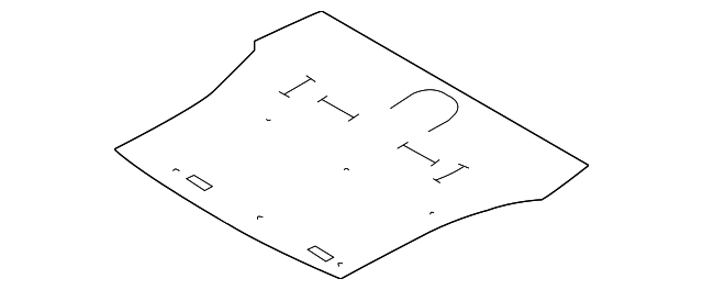 95027501 SPARE TIRE PANEL