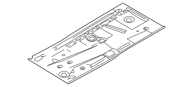KD53-54-602B Деталь FRONT FLOOR PAN, LEFT