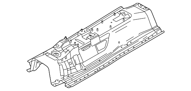KD45-53-610B Деталь CENTER FLOOR PAN