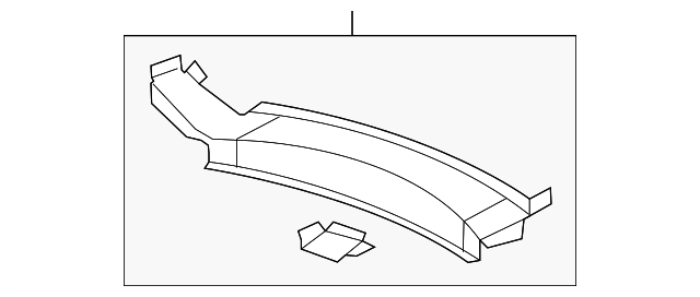 15261787 Деталь REAR CROSS SILL