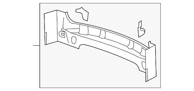 22812403 Деталь REAR BODY PANEL